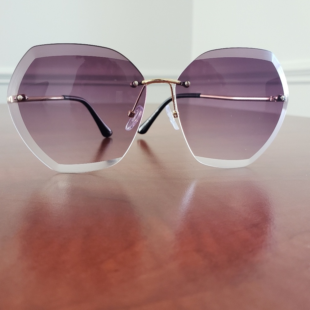 Women Brand Designer oversized Sunglass